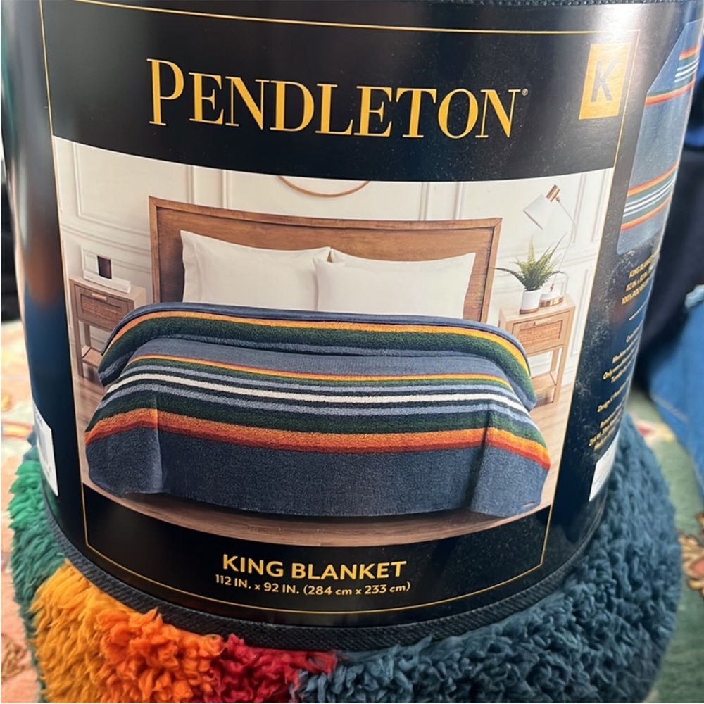 Pendleton Sherpa Fleece Blanket Size king - Picture 4 of 4